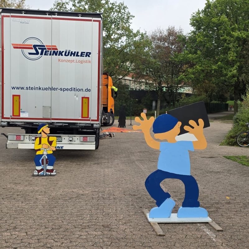 Position Fahrradfahrer